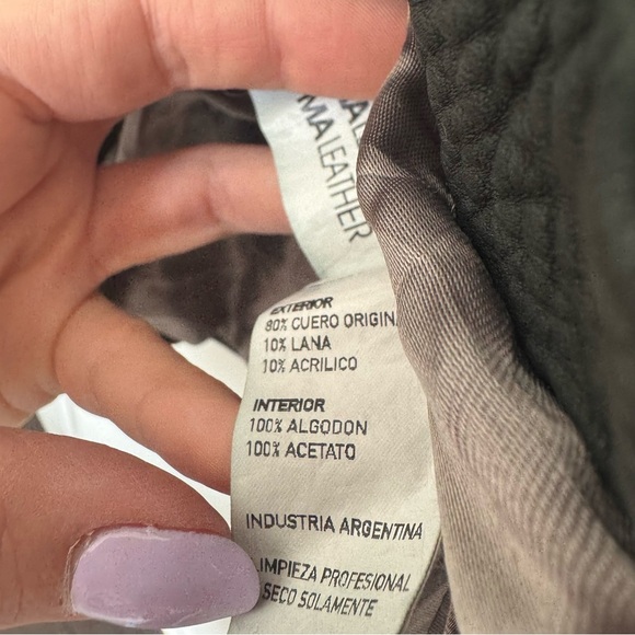 Doma Women's forest deep green Leather Jacket M - Picture 8 of 10